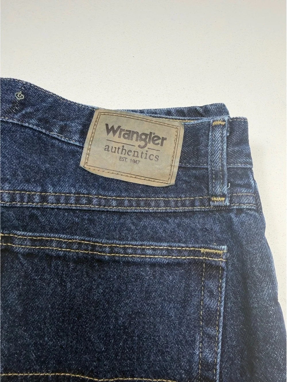 Wrangler Authentics Men’s Jeans 33x29 Relaxed Fit Blue Denim Pants